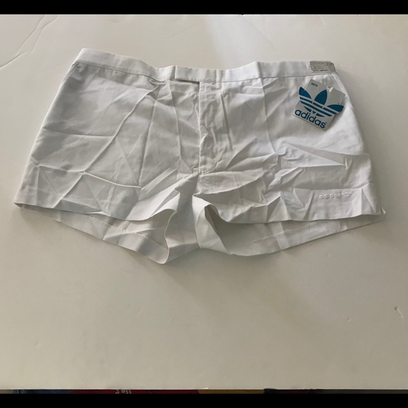 adidas Shorts Adidas Vintage White Tennis Shorts Mens Size W46